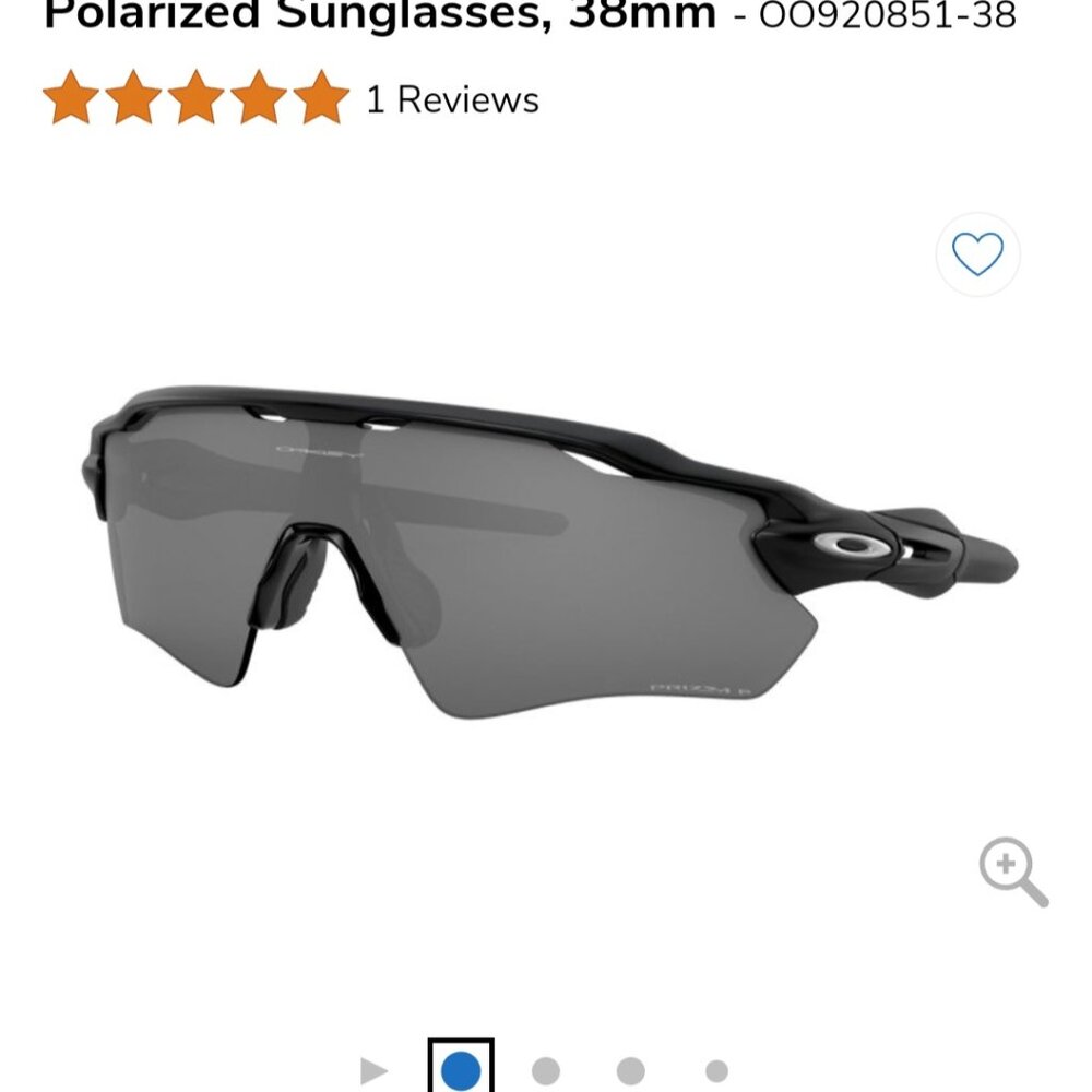 Used Oakley Radar EV path black 38mm sunglasses